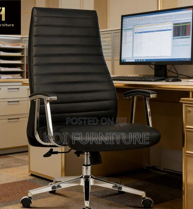 Office Chairs; Executive Prestidge Office Chairs With High Backrest - thumbnail 12