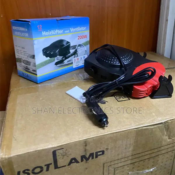 360° Adjustable Plug-and-Play via 12V 2-in-1 Hot Cold Air Function