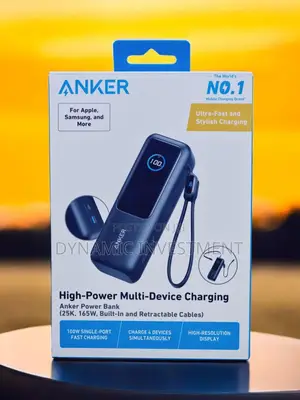 Anker Laptop Power Bank25,000 mAh Portable With 165W Total Output