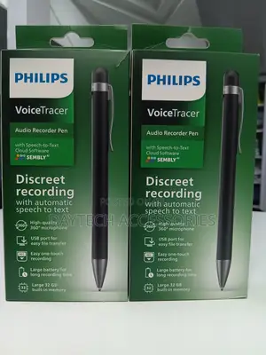 Philips VoiceTracer DVT1600 Audio Recorder Pen 32GB Built-in Memory