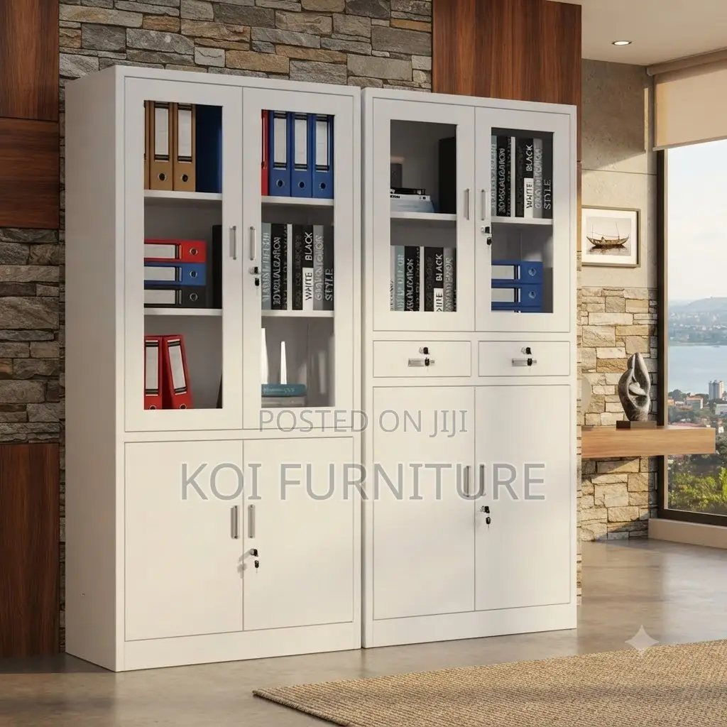 Office Cabinet; Executive Steel Two Doors Office Files Storage Cabinet
