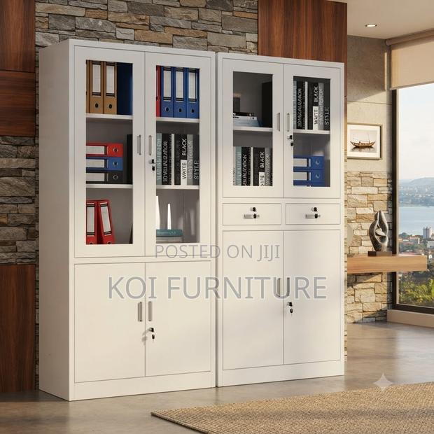 Office Cabinet; Executive Steel Two Doors Office Files Storage Cabinet - thumbnail 3