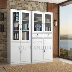 Office Cabinet; Executive Steel Two Doors Office Files Storage Cabinet