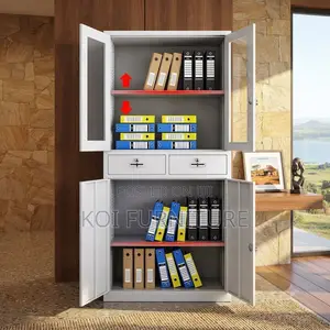 Office Cabinet; Executive Steel Two Doors Office Files Storage Cabinet