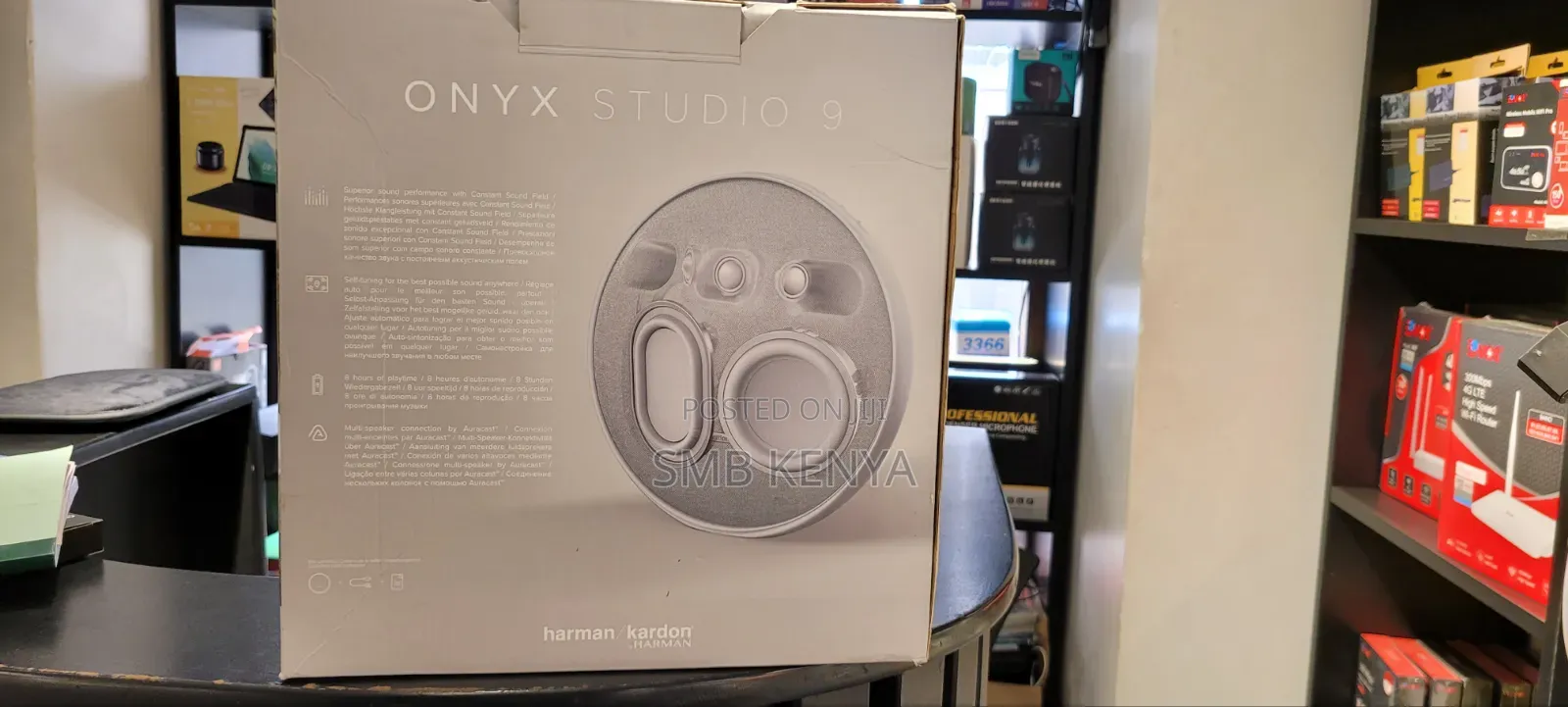 Onyx Studio 9 Portable Stereo Bluetooth Home Speaker