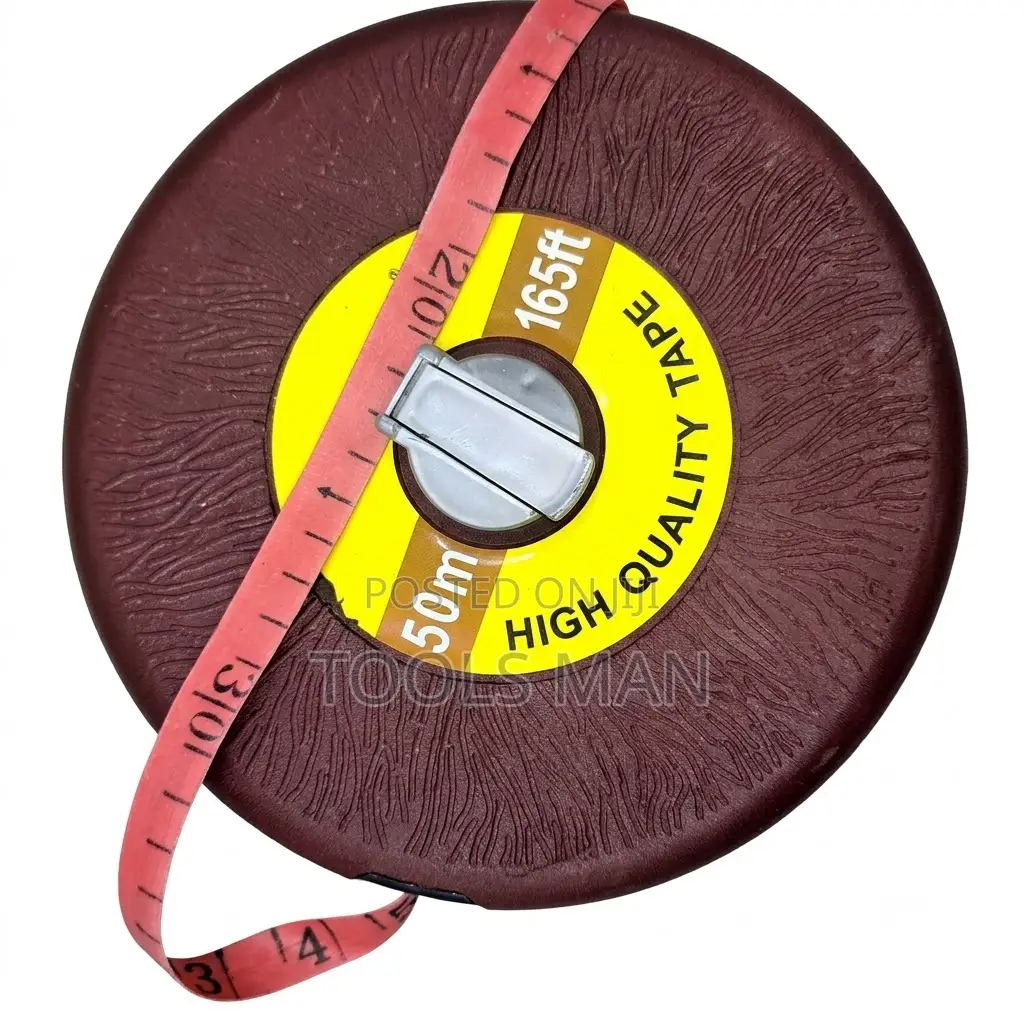 50m Fiberglass Measuring Tape 165ft Long Distance Measure Tool