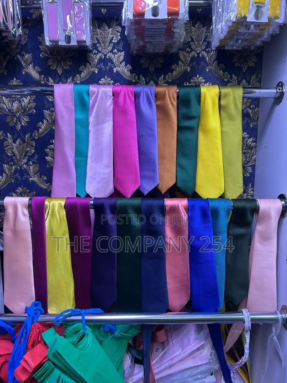 Quality Casual Plain Florol Checking Men Official Ties Plain