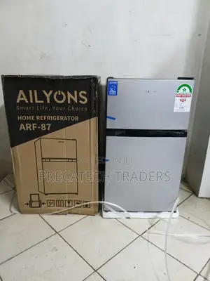 AILYONS 87L Double Door Refrigerator – Silver