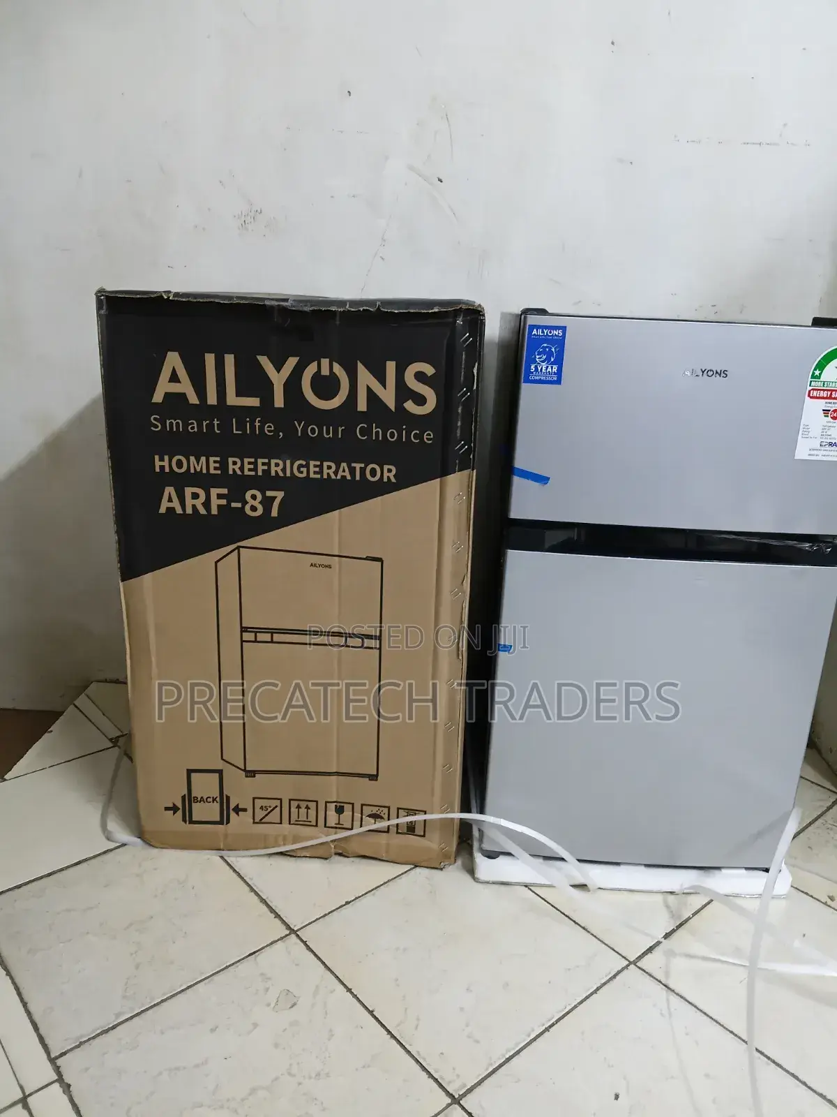 AILYONS 87 Litres Fridge – Energy Saving Double Door