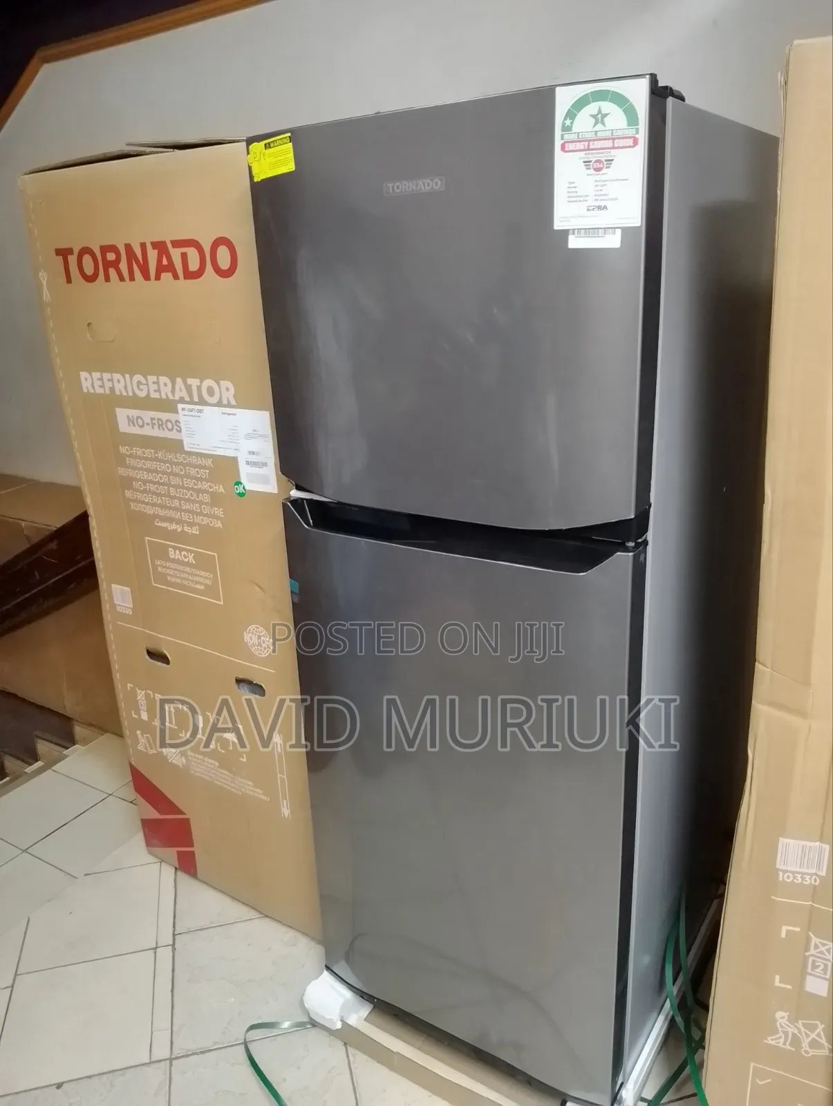 Tornado 304litres Fridge No With Double Door