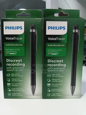 Philips DVT1600 VoiceTracer Pen Audio Recorder.