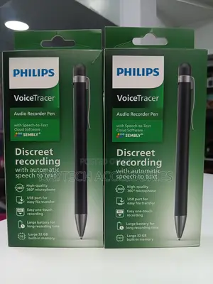 Philips DVT1600 VoiceTracer Pen Audio Recorder.