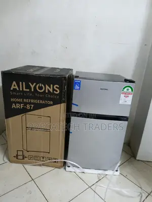 AILYONS 87L Top Freezer Fridge – Silver Finish
