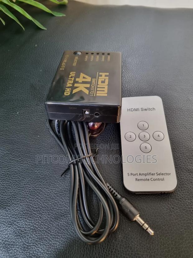 Hdmi Switcher 5x1 With Remote - thumbnail 3