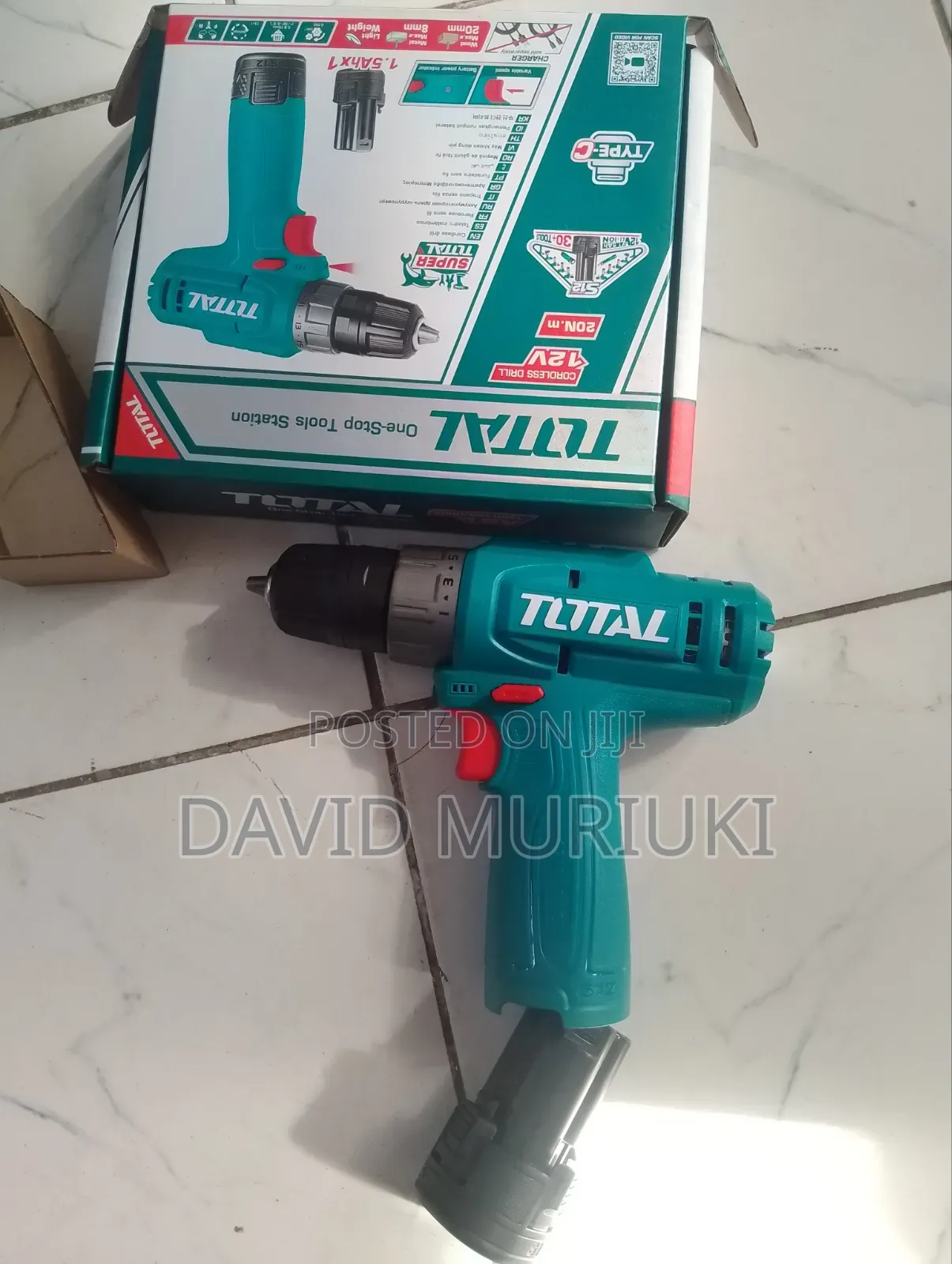 Total Cordless Drill S12