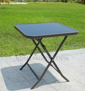 Outdoor Table; Square Rustproof Patio Bistro Table