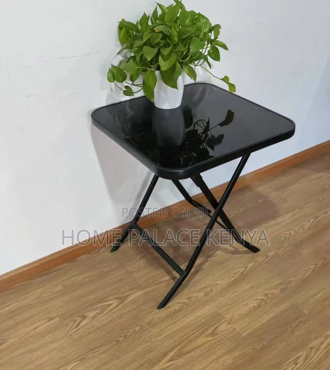 Outdoor Table; Square Rustproof Patio Bistro Table