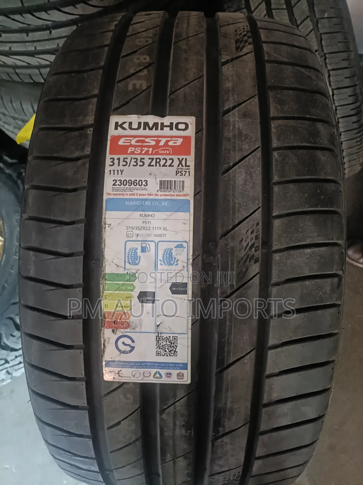 Kumho Tires 315/35r22