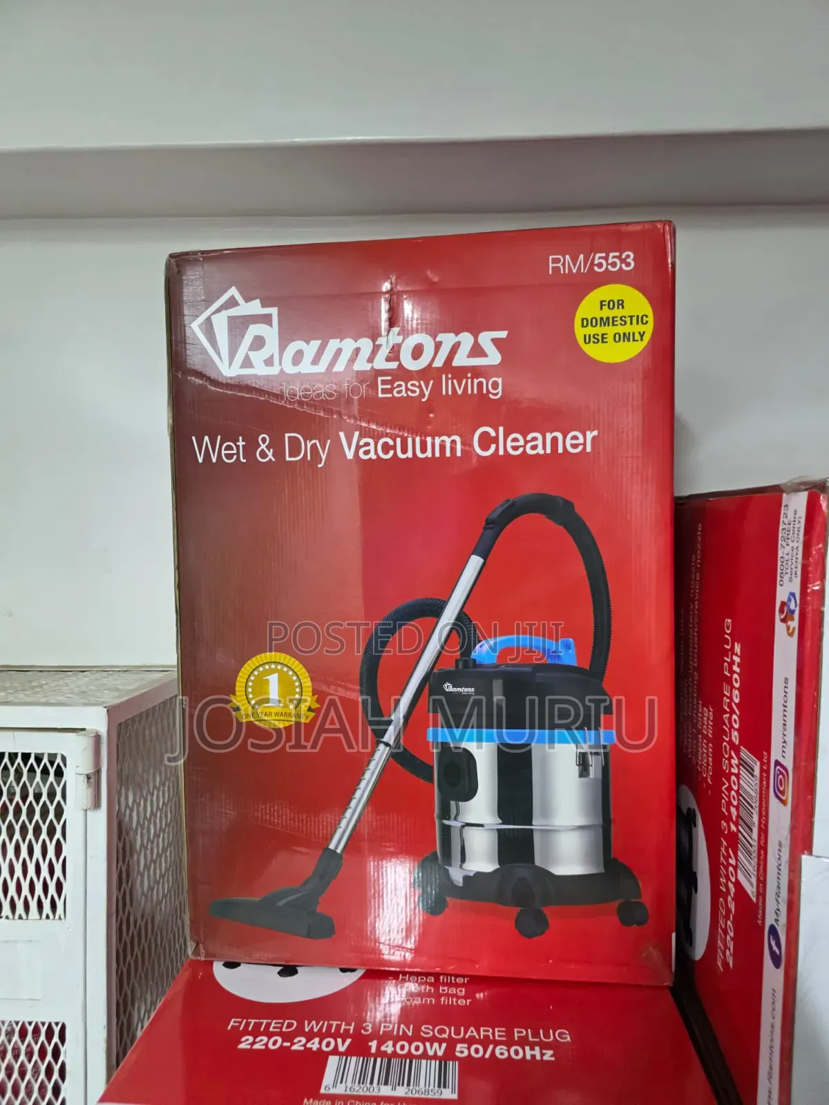 Ramtons Wet and Dry Vacuum Cleaner RM553