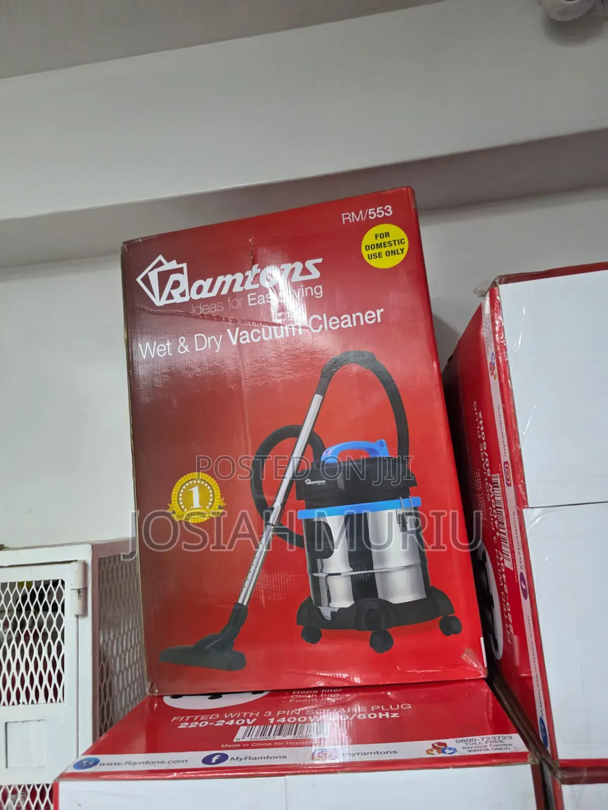 Ramtons Wet and Dry Vacuum Cleaner RM553