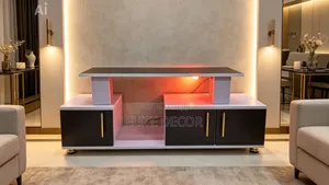 Istanbul 2 Modern TV Stand With LED Lights – Luxury Entertainment Unit