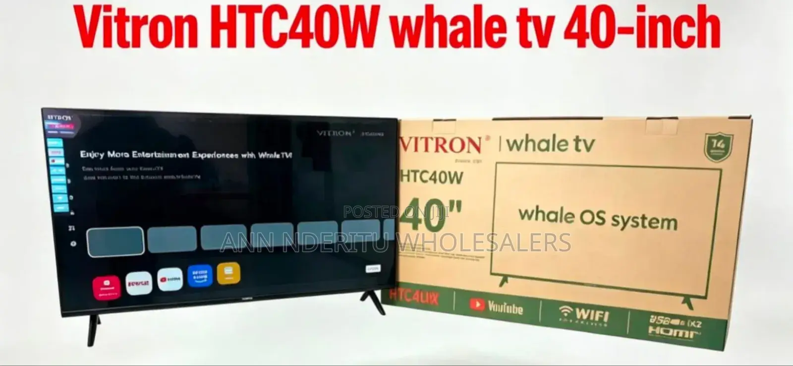 New Vitron 40inch Whale TV
