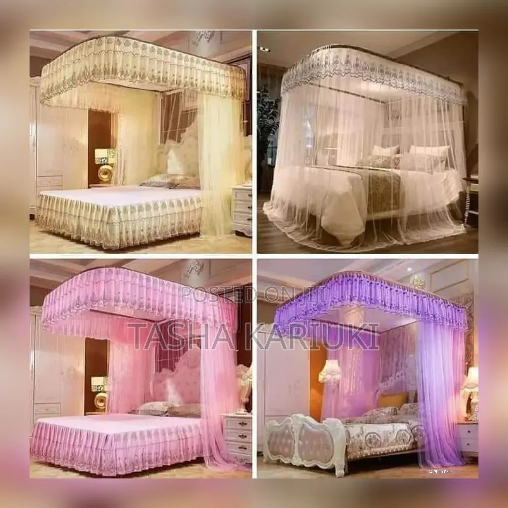 Durable Two Stand Mosquito Net With Rails