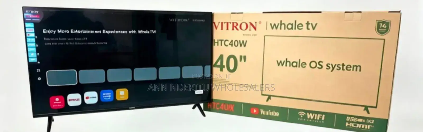 New Vitron 40inch Whale TV