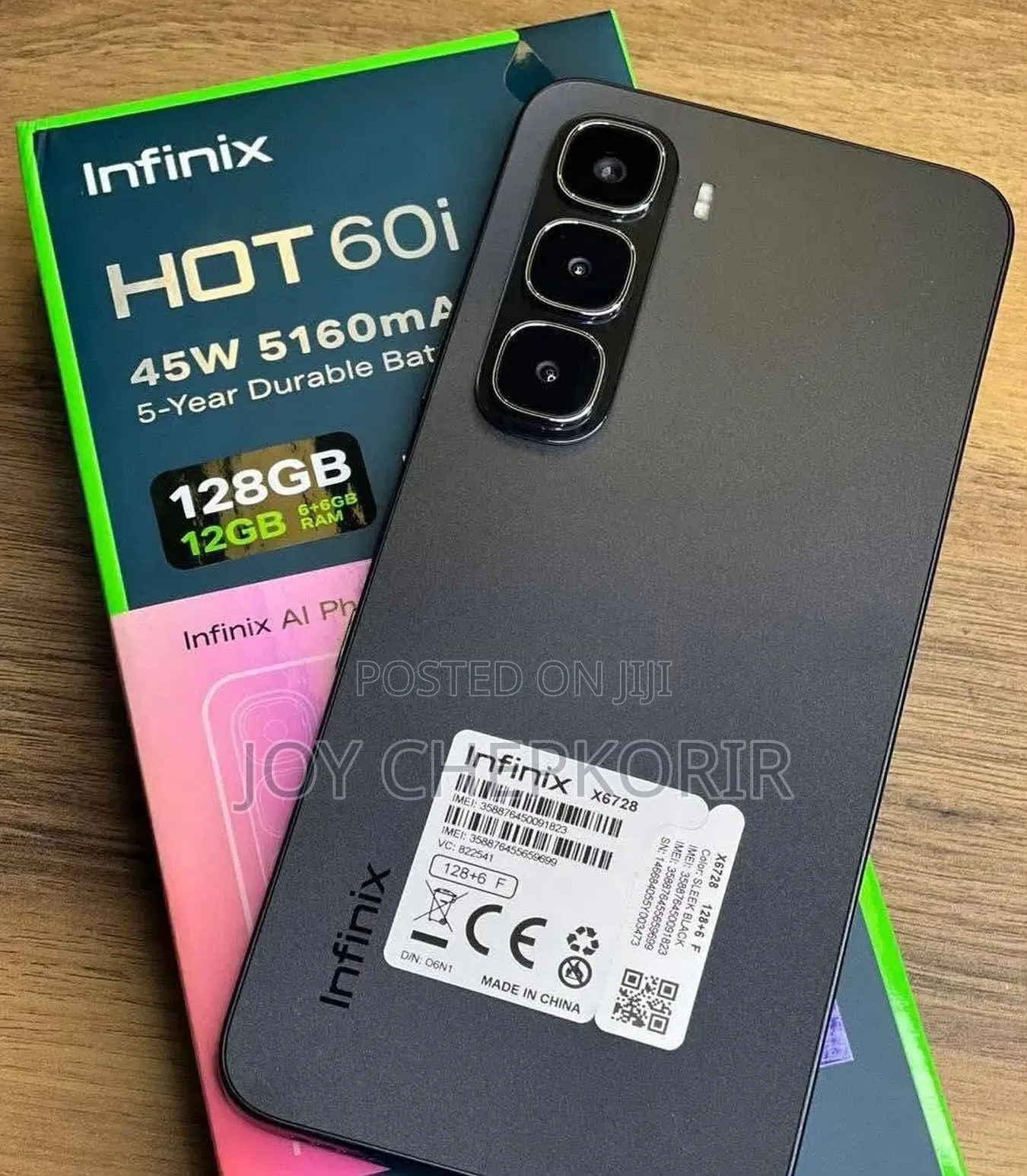 New Infinix Hot 60i 128 GB