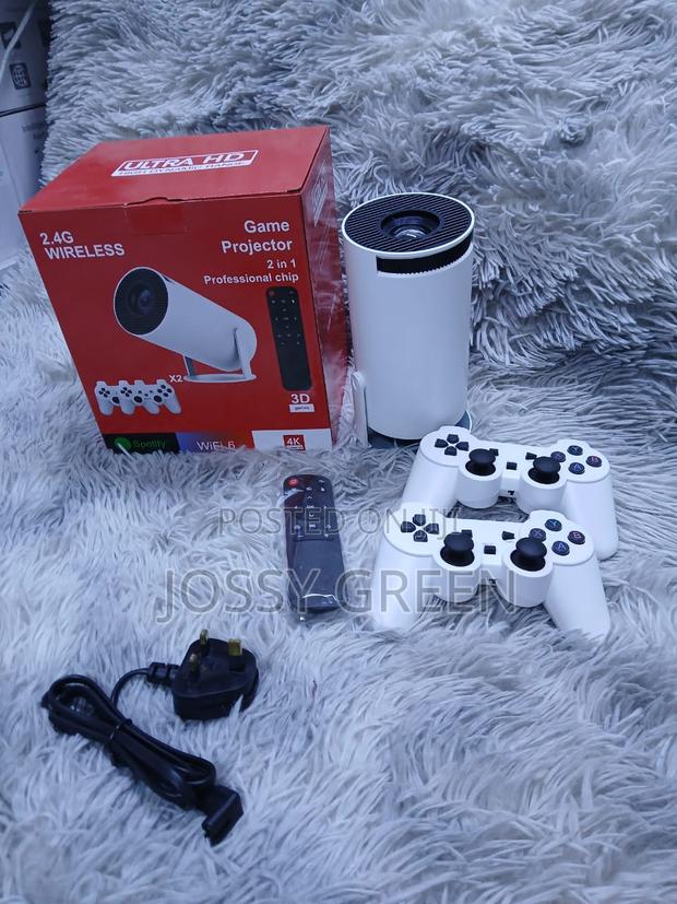HY300 Mini Smart Projector Android 13 WiFi 6 Bluetooth Home Theater - thumbnail 2