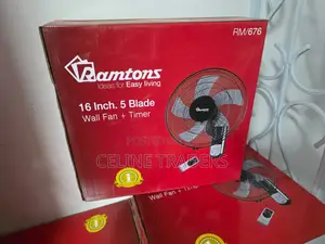 RM676 5 Blades With Remote Wall Fan