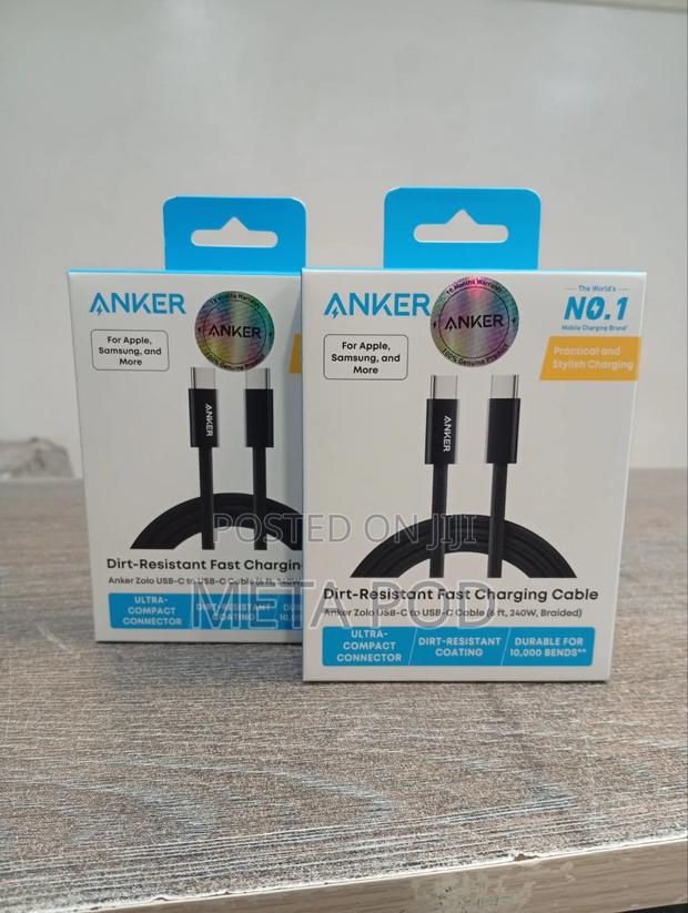 Anker Zolo USB-C to USB-C Cable (6ft,240W, Braided