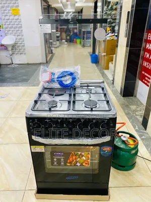 Ecomax 60x60 3+1 Electric Oven Standing Cooker – 4 Burner Cooker