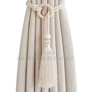 Set of 2 Curtain Tiebacks Curtains Holder Hand Woven