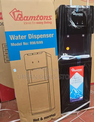 Ramtons Hot Normal Standing Water Dispenser – Black