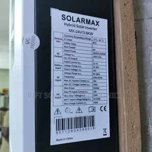 Solarmax 3.6kva - 24v Hybrid MPPT Solar Inverter Suitable for Off Grid