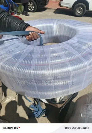 Commercial 2" Clear Wired Hose Pipe (30M)