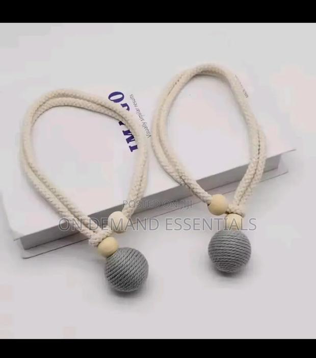 2pcs Nordic Style Cotton Rope Curtain Tiebacks - thumbnail 4