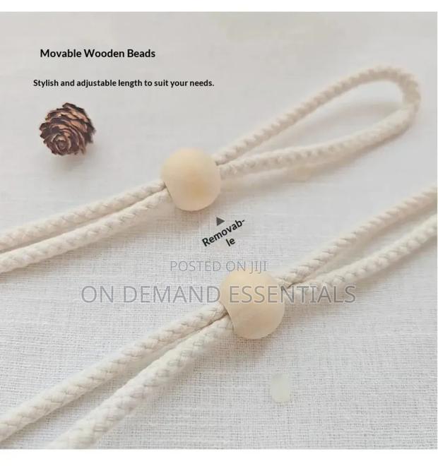 2pcs Nordic Style Cotton Rope Curtain Tiebacks - thumbnail 5