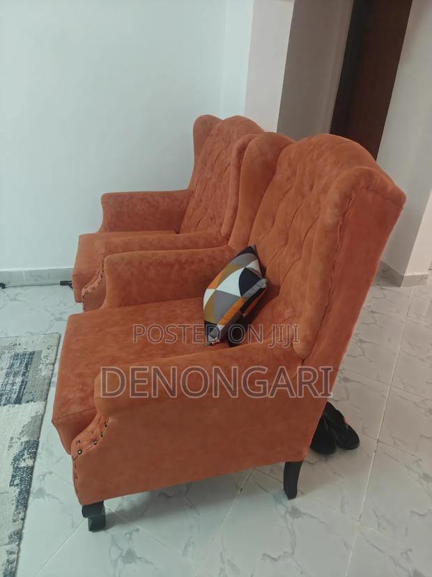 Wingback Accent Arm Chairs - thumbnail 3