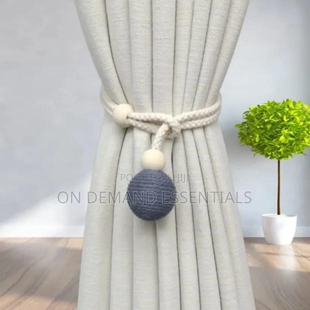 2pcs Nordic Style Cotton Rope Curtain Tiebacks - thumbnail 6