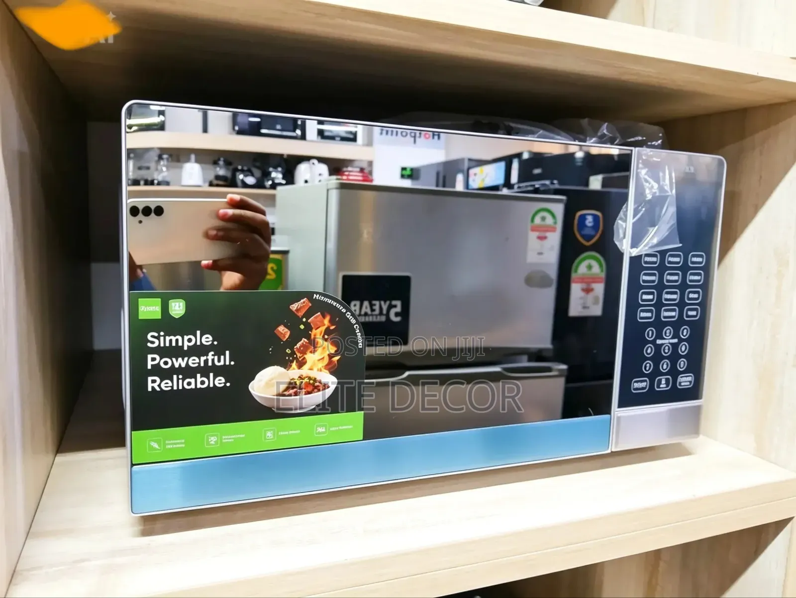 Syinix 20L Digital Microwave Oven – 700W Fast Heating | Defrost