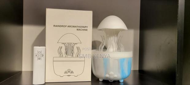 Cute Jellyfish Cloud Rain Drop Humidifier With Remote - thumbnail 2