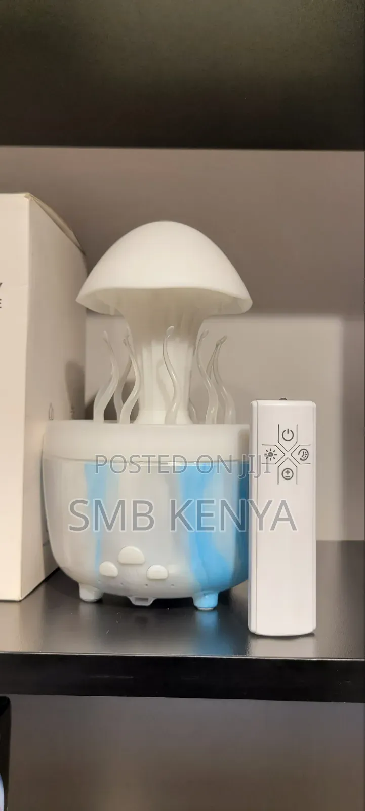 Cute Jellyfish Cloud Rain Drop Humidifier With Remote