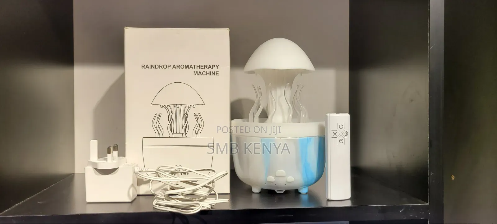 Cute Jellyfish Cloud Rain Drop Humidifier With Remote