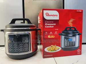 *Ramtons Electric Pressure Cooker 8Litres RM782 With 18 Cooking