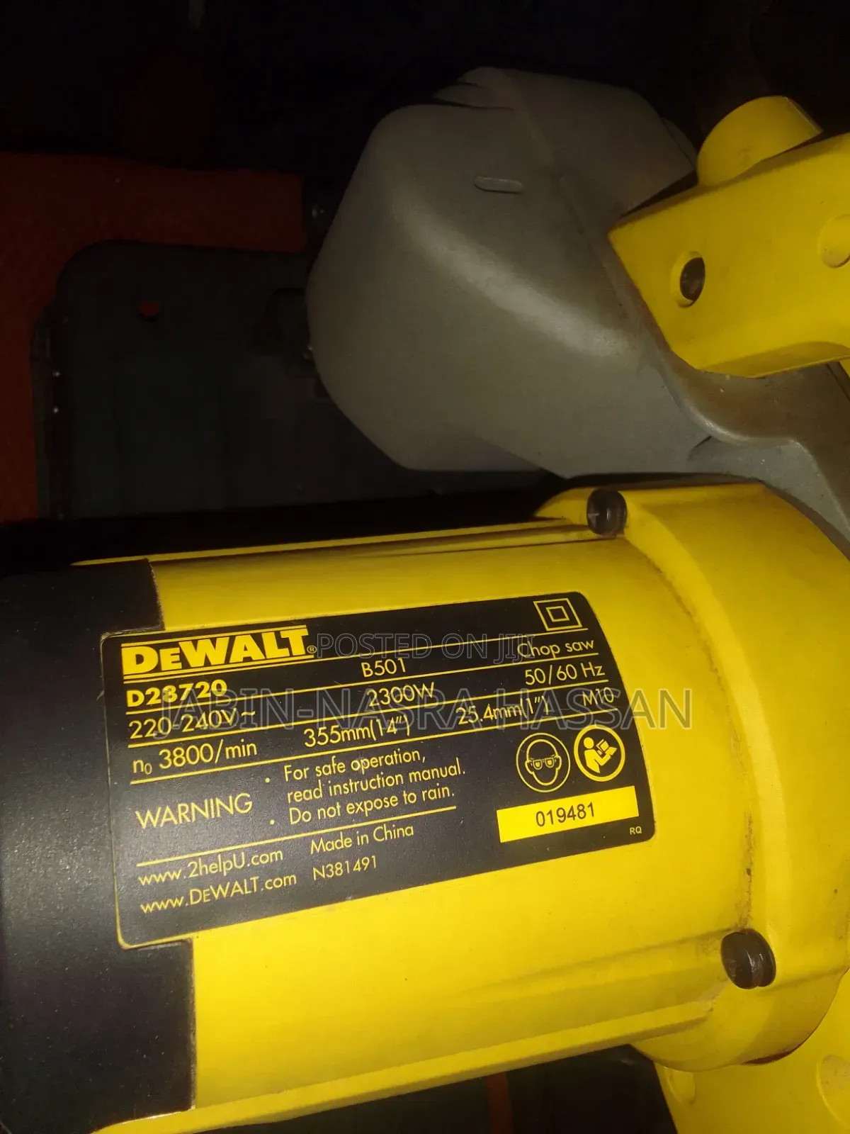 Dewalt Chop Saw