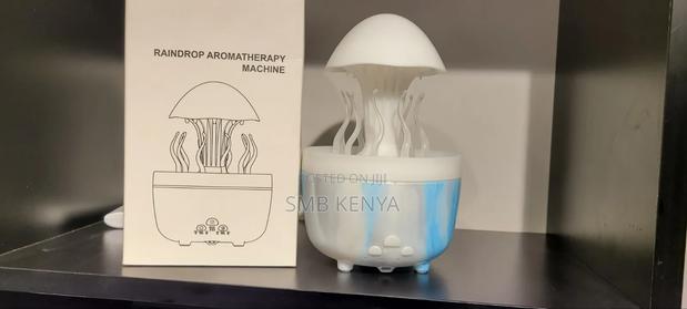 Cloud Rain Drop Humidifier With LED Night Light Remote - thumbnail 4