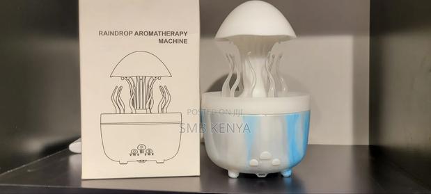 Cloud Rain Drop Humidifier With LED Night Light Remote - thumbnail 5