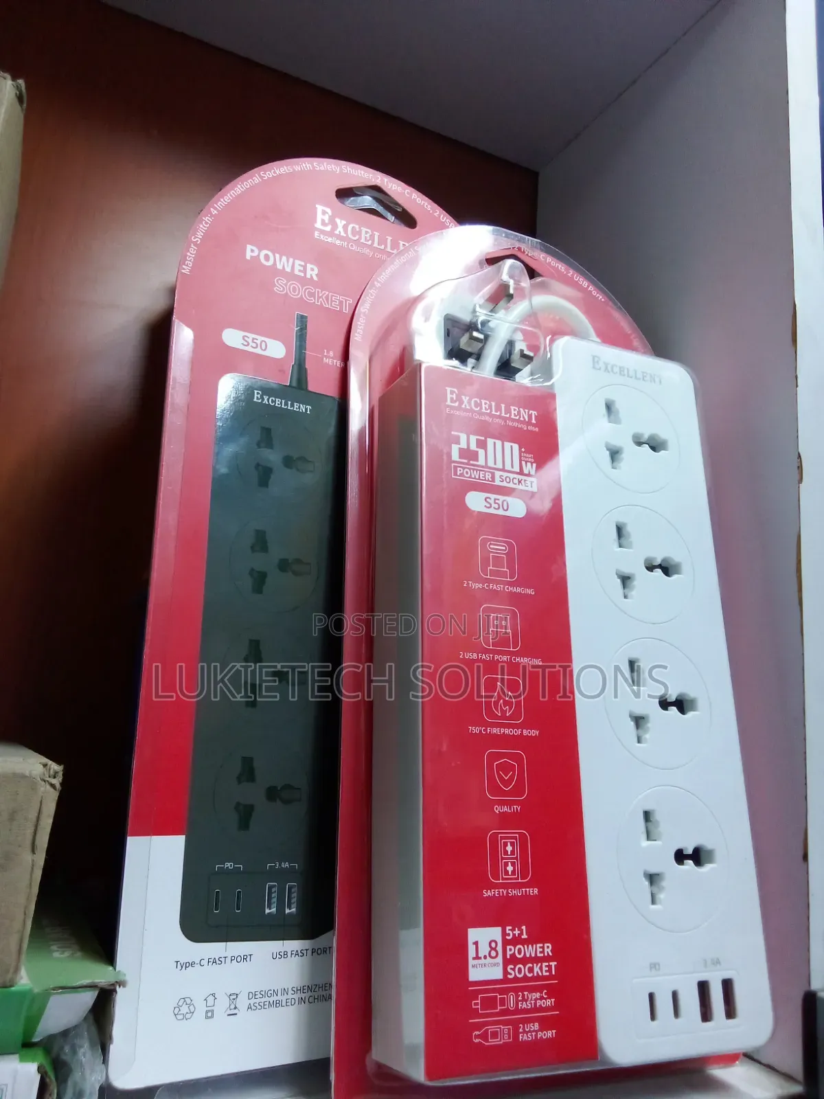 Excellent Extension Cable 2500watts USB Type - Rports